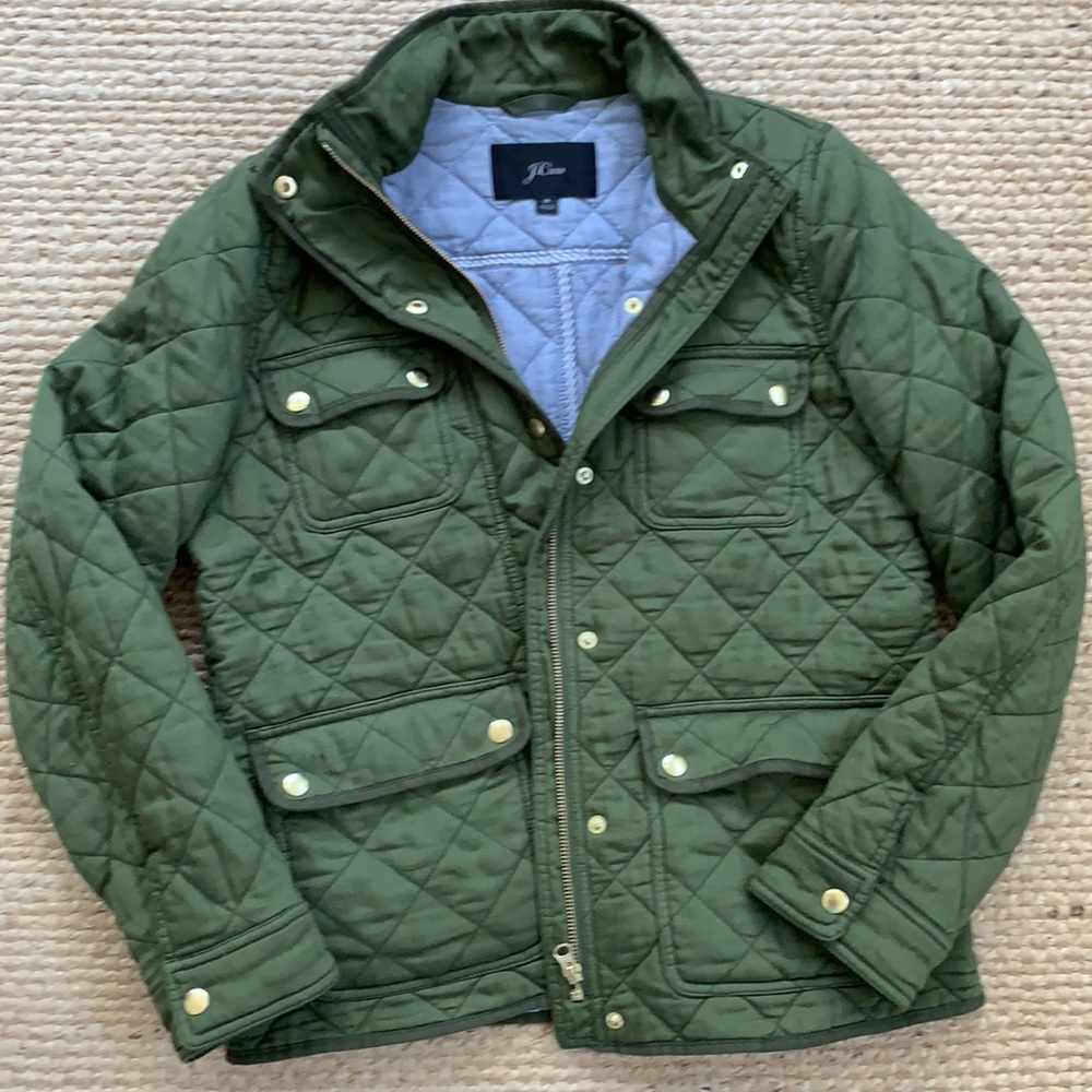 J.Crew Quilted Downtown Field Jacket